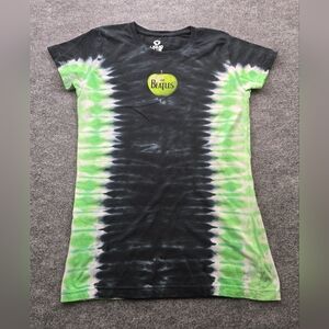 Liquid Blue The Beatles - Apple Logo Tie Dye Junior T-Shirt Size XL Vintage 2006